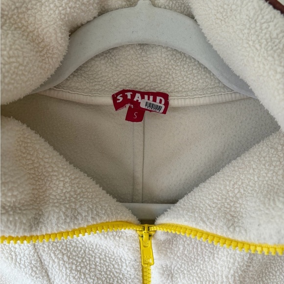 STAUD Timber Half-Zip Fleece Sweatshirt Size Small - Picture 5 of 8